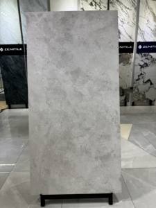 Carreaux de marbre 600 * 1200 mm, intérieur, mat, brillant, émaillé, <span class=keywords><strong>gris</strong></span>, blanc, carreaux de céramique, salon, chambre à coucher, résistant à l'usure - Product Image 1