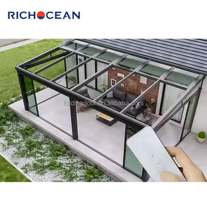 RICHOCEAN personalizzato automatico a prova di uragano <span class=keywords><strong>tetto</strong></span> piano in vetro <span class=keywords><strong>lucernario</strong></span> elettrico scorrevole accesso aperto portello finestra sul <span class=keywords><strong>tetto</strong></span> - Product Image 5