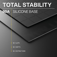 MAIRUIGE – Accessoires de bureau pour ordinateur portable de gaming, en verre trempé photovoltaïque, personnalisés, professionnels, lisses et rectangulaires