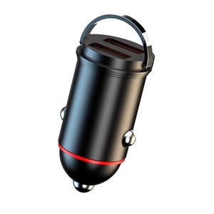 Car Charger 6A Fast Charging 100W 12-24V Dual <b>USB</b> With Aux Port For Mobile Phones - Product Image 2