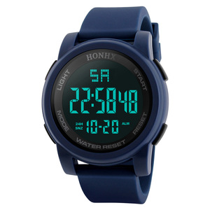 <span class=keywords><strong>HONHX</strong></span> 9340F <span class=keywords><strong>Reloj</strong></span> Digital Deportivo de Silicona Resistente al Agua con Alarma Cronógrafo Pantalla LED-<span class=keywords><strong>Reloj</strong></span> de Moda para Hombre - Product Image 5