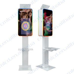 Photomaton à vendre ou à <span class=keywords><strong>louer</strong></span>, station de selfie, photomaton avec appareil <span class=keywords><strong>photo</strong></span> reflex numérique et flash Godox E250 intégré - Product Image 6