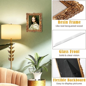 Luxspire thiết kế nhựa Khung ảnh hoa hồng cổ điển trang trí công phu kết cấu tay Crafted nhựa hình ảnh khung bàn tường hiển thị nhựa khung - Product Image 5