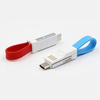 Cadeaux promotionnels – Câble porte-clés 3-en-1 universel 2A en TPE pour iPhone 15, 16, 17 – Direct Usine