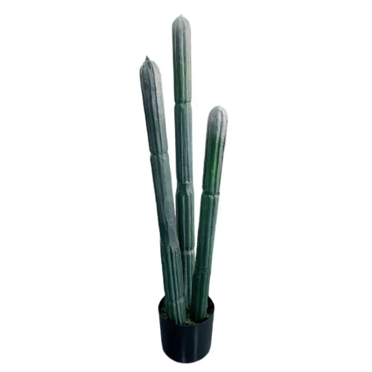 Cactus de plástico para plantas suculentas artificiales para decoración, columna artificial de cactus alto de pera espinosa de varios estilos