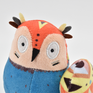 Encantadores juguetes de peluche de animales de peluche de búho indio de peluche suave personalizados para bebé - Product Image 2
