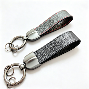 พวงกุญแจ Mecar หนังแท้แฟชั่นโลโก้ตามสั่งของขวัญสำหรับ BMW Mercedes-Benz Audi VW - Product Image 3