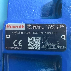 4WRKE16E1-200L-3X ชุดควบคุมทิศทางแบบสัดส่วน R900785528 ควบคุมด้วยระบบไฮดรอลิกแบบ Pilot Operated พร้อม OBE ในตัว - Product Image 5