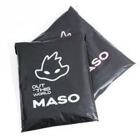 Sacs polymailers adhésifs en plastique personnalisés, sacs de courrier noirs pas chers, enveloppes d'expédition pour vêtements, sacs d'expédition postale