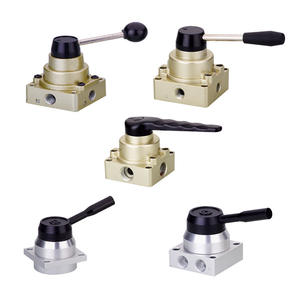 วาล์วควบคุมลมแบบแมนนวล รุ่น HV4000-02HV400-03HV400-04 ใช้โซลินอยด์  แบบสามตำแหน่ง สี่ทาง  สามารถปรับแต่งได้ตามความต้องการของลูกค้า (OEM) - Product Image 1