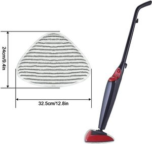 Panni Riutilizzabili per <span class=keywords><strong>Scopa</strong></span> <span class=keywords><strong>a</strong></span> <span class=keywords><strong>Vapore</strong></span>, Compatibili con <span class=keywords><strong>Vileda</strong></span> 100 Hot Spray e Steam Mop, Testine di Ricambio in Microfibra - Product Image 3