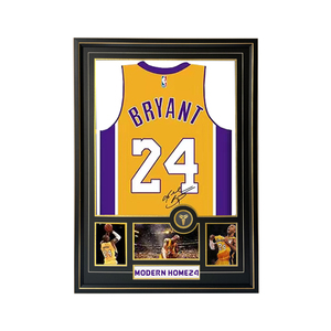 Nuevo diseño Camiseta Imagen Recoger Marcos Fútbol Deporte Camiseta Montado en la pared Matt Black Golden PS Frame - Product Image 1