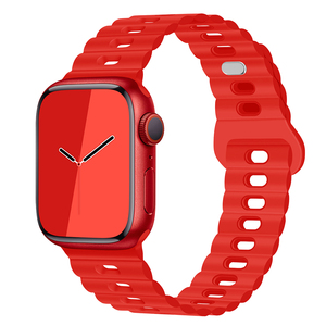Stile caldo doppio colori cinturino in silicone per Iwatch serie cinturino in Silicone per Iwatch Silicone cinturino con fibbia lampo in silicone - Product Image 4
