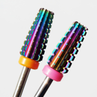 Forets à ongles professionnels de haute qualité 5 en 1 en carbure de tungstène pour enlever le vernis gel acrylique