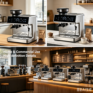 Machine à café professionnelle CHOKOIVE, machine à expresso 20 bars <span class=keywords><strong>avec</strong></span> <span class=keywords><strong>mousseur</strong></span> à lait, machine à café expresso indépendante pour <span class=keywords><strong>Nespresso</strong></span> - Product Image 2