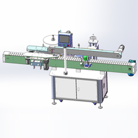 Machine d'étiquetage automatique pour bouteilles carrées, machine d'étiquetage sur 1/2/3/4 côtés avec personnalisation pour les étiquettes de bouteilles de vin et d'huile d'olive