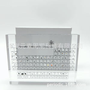 Tabla Periódica de Acrílico Transparente, Exhibición Educativa de Química para Uso Escolar - Product Image 2