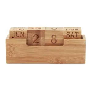 Calendario in bambù Karenda, merchandising sostenibile - Product Image 5