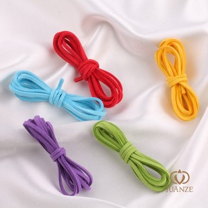 DIY <b>Bracelet</b> Materials 2.5mm Korean Suede Cord Double Braided Round Eco Friendly For Jewelry Making - Product Image 4