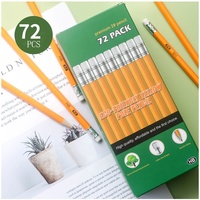 Crayons HB en bois 7 pouces EN71/FSC, 50/70/100/144 pièces, crayons d'école pour étudiants, lot de crayons avec différents emballages, vente chaude