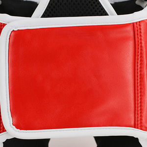 MMA ENTRENAMIENTO BOXEO PU cuero Color sólido cómodo nuevo adulto desgaste cabeza guardia casco cuero MMA entrenamiento casco - Product Image 6