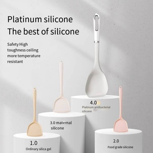Ensemble de spatules en silicone antiadhésives de qualité alimentaire pour la cuisine, ensemble d'ustensiles de cuisine - Product Image 6