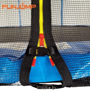 Funjump 6FT 8FT 10FT 12FT 14FT 16FT pour enfants, <span class=keywords><strong>trampoline</strong></span> rond de plein air avec <span class=keywords><strong>filet</strong></span> de sécurité et sac à chaussures - Product Image 3