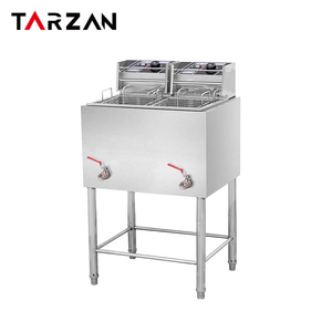 <span class=keywords><strong>TARZAN</strong></span> Commercial Restaurant 10L Friteuse Électrique Ouverte avec Carter D'huile Monocylindre Grande Capacité Maison Chips De Pommes De Terre - Product Image 6
