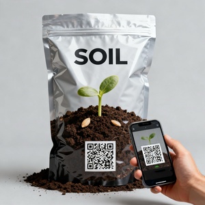 Tierra para Germinación de Semillas Rica en Nutrientes con Código QR que Proporciona Acceso a Consejos de Experto sobre Germinación y Consejos Prácticos - Product Image 3