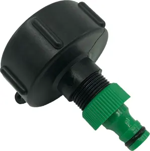 S60X6 IBC Tank Connector with out 1/2" for Garden Water Containers Valve Plastic Quick Home Connector IBC Quick rainwater Valve
