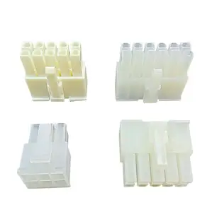 Double row 6 10 12 Circuits UL 94V-2 Natural Color Mini-Fit Jr. Receptacle Housing Connector