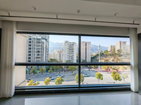 Ventanas de Doble Acristalamiento de Aluminio para Exteriores, Resistentes al Polvo y Antirrobo, para Centros Comerciales y Patios