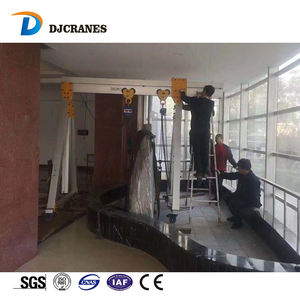 Grue portique portable réglable en aluminium, capacité de 5 tonnes, avec monte-charge électrique et manuel, en promotion - Product Image 4