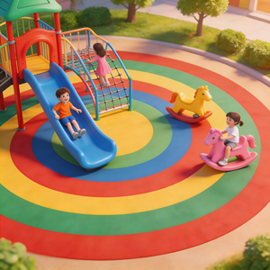 Granulés EPDM haute élasticité pour pistes de course, terrains de jeux, surfaces de terrains de sport extérieurs, revêtements de sol en caoutchouc - Product Image 1