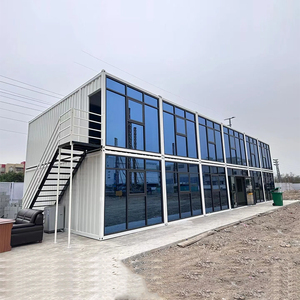 Conteneur d'expédition préfabriqué à faible coût maison ignifuge étanche modulaire vie isolation hôtels utilisation extérieure immeuble de bureaux centre commercial - Product Image 4