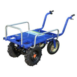 Carrello elettrico carrello agricolo 4 ruote carriola per la movimentazione domestica frutteto arrampicata in collina carrello di trasporto elettrico - Product Image 6