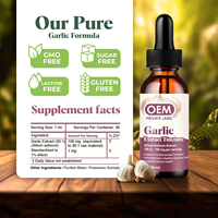 Teinture d'ail OEM Allium Sativum – Extrait Herbal en Gouttes pour la Santé Cellulaire