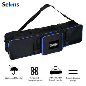 Bolsa de Transporte Acolchada y Resistente Selens <span class=keywords><strong>SSL2</strong></span>-SB_L de 105 cm con Cierre para Soportes de Luz y Accesorios de Estudio - Product Image 2