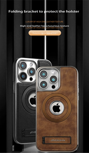 Funda protectora con soporte plegable a prueba de golpes magnético de carga inalámbrica para <span class=keywords><strong>iPhone</strong></span> 11 <span class=keywords><strong>12</strong></span> 13 14 15 16 <span class=keywords><strong>Pro</strong></span> <span class=keywords><strong>Max</strong></span> - Product Image 3