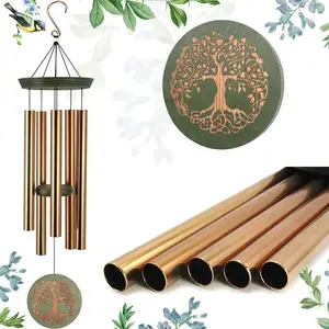 Hot Factory Direct Sales Of Wind Chimes Metal Outdoor Decorative Garden Wind Chimes Gift Spot Wholesale