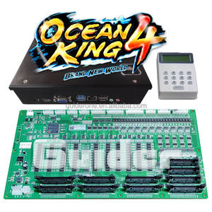 Piezas <span class=keywords><strong>de</strong></span> juego <span class=keywords><strong>de</strong></span> mesa <span class=keywords><strong>de</strong></span> peces <span class=keywords><strong>de</strong></span> pie <span class=keywords><strong>de</strong></span> alta calidad para 4 jugadores con joysticks Ocean King 4 Brand New World - Product Image 6