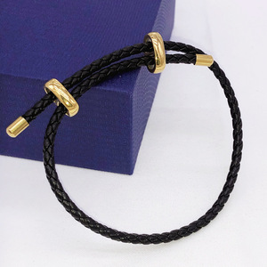 Bracelet à boucle en acier inoxydable, tendance et populaire, Bracelet réglable en cuir pour Couple, pour femmes et hommes, Offre Spéciale - Product Image 6