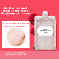 Rose Gel Gelée Nuit Dormir Visage Rose film icecrystal