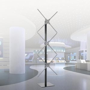 Ventilateur Holographique 3D pour Affichage Combiné, 3 Pièces, Contrôle Wi-Fi, Écran Publicitaire 3D Combiné, Projecteur Holographique avec Support - Product Image 3