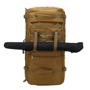 Mochila Táctica de 60L Verde, Oxford 900D de Alta Densidad, Forro de Poliéster Impermeable, Cierre de Cremallera, para Deportes al Aire Libre - Product Image 3
