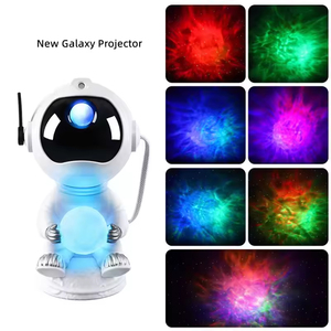 Lámpara Nocturna Infantil LED Moderna con Control Remoto, Proyector de Luz de Luna, Cielo Estrellado y Astronauta para Uso en Hoteles - Product Image 2