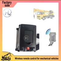 Télécommande industrielle à 4 boutons en ABS, 433 MHz, portée 500 m, étanche IP68 pour grues de camions et engins de construction
