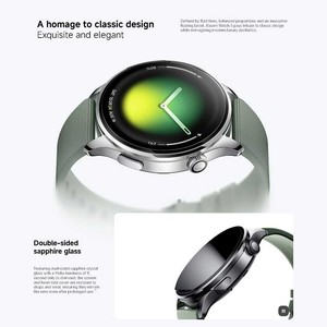 Reloj Inteligente Xiaomi <span class=keywords><strong>5</strong></span> con Pantalla Táctil AMOLED, Caja <span class=keywords><strong>de</strong></span> Acero Inoxidable, Correa <span class=keywords><strong>de</strong></span> Silicona, Asistente <span class=keywords><strong>de</strong></span> Voz con IA, Monitor <span class=keywords><strong>de</strong></span> Actividad Física, Reloj Despertador, Monitor <span class=keywords><strong>de</strong></span> Sueño - Product Image 1