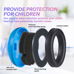 Protections auditives DIY pour enfants autistes, protection auditive pour bébés, protège-oreilles passifs, <span class=keywords><strong>casque</strong></span> de sécurité avec réduction du bruit - Product Image 5