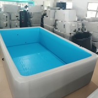 Nouvelle Conception Piscine Gonflable PVC Drop-Stitch Portable Pliable pour Extérieur, pour Enfants et Adultes